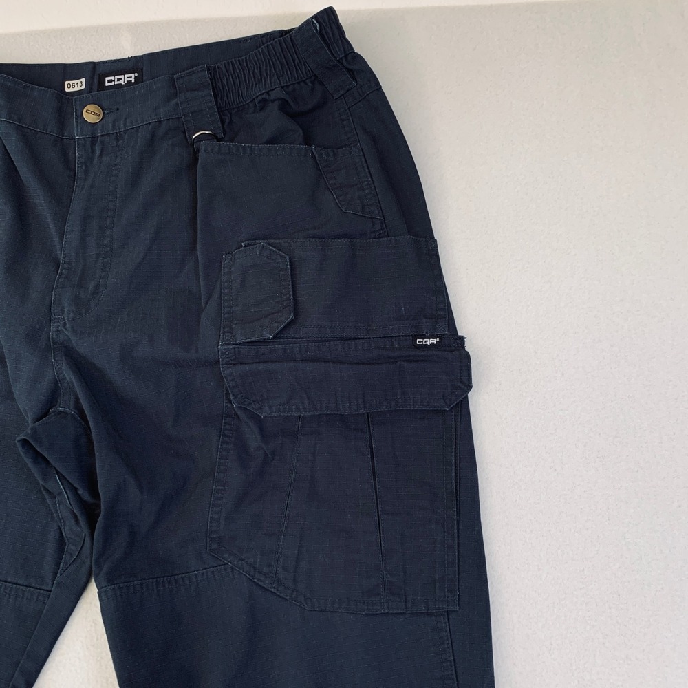 CQR Tactical Cargo Pants Men's Workwear Hiking Outdoors Navy 38x35 (Tag 38x36) - Picture 8 of 15